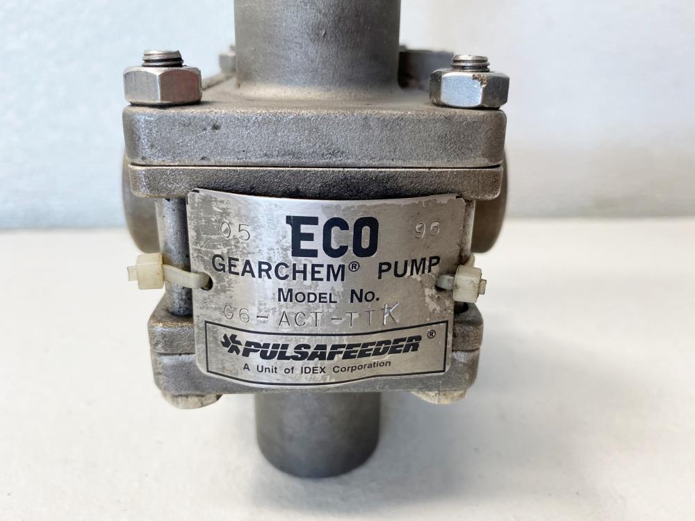 Pulsafeeder ECO 3/4" NPT Gearchem Pump, 316 Stainless Steel, G6-ACT-TTK